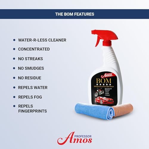 Professor Amos BOM Waterless for Auto, Bike & Home All in One - Clean, Polish & Protect - Image 5