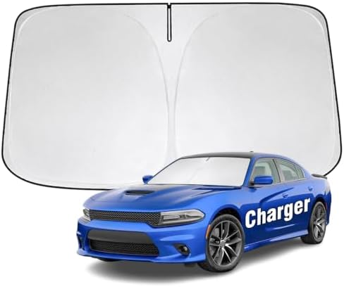 Windshield Sun Shade for Dodge Charger 2011-2026 Sunshade by YIZHUOMY