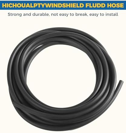 22PCS Windshield Washer Hose Kit,13FT Washer Fluid Hose,6 PCS Hose Connectors,2 Fan Nozzles,Car Accessories Windshield Fluid Hose Replacement,Suitable for Most Car Windshield Fluid Tubing - Image 4