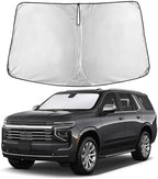 EcoNour Windshield Sunshade Compatible for Chevrolet Tahoe 2021-2025 2026 by EcoNour