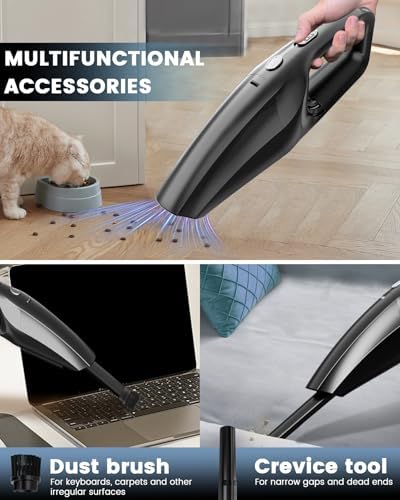 Handheld Vacuum Cordless, car Vacuum Portable Cordless - Image 4