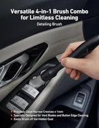 AstroAI 8pcs Windshield Cleaner Tool & Car Interior Detailing Kit - Image 4