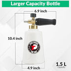 Tool Daily Foam Cannon with Car Wash Soap Kit for Pressure Washer - Image 3