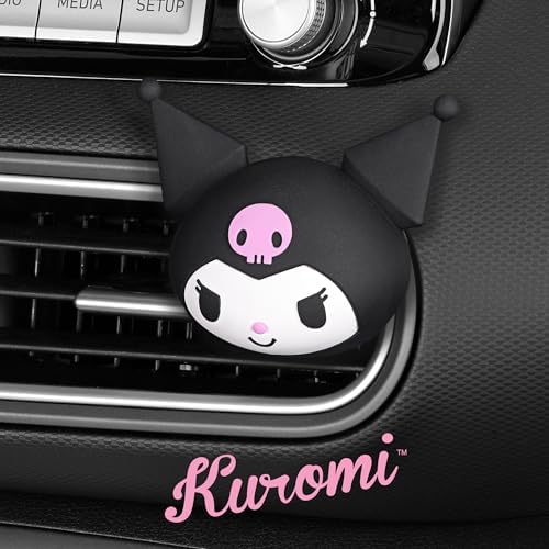 Sanrio Kuromi Car Air Freshener for Cars Trucks SUVs, Hello Kitty and Friends Cute Car Accessories for Women Car Decor Hello Kitty Car Accessories, Replaceable Scent Pods - Midnight Lavender Scent - Image 6