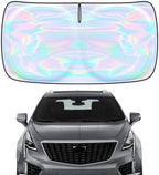 Windshield Sun Shade for Cadillac XT5 2017-2025 2026-4 Layers Sunshade Compatible with Cadillac XT5 Foldable Front Window Sunshade Sun Visor Protector Block UV Rays Keep Your Car Cooler Accessories by Unknown