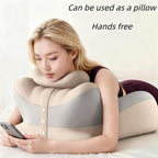 Couple pregnancy pillow-ergonomic memory cotton pillow, specially designed for comfortable sleep and prone reading, to relieve back pain and acid reflux and enhance comfort and intimacy (Blue) - Image 3