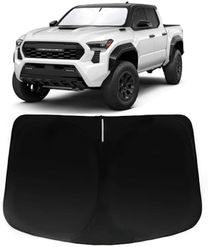 Windshield Sun Shade for Toyota Tacoma 2016-2025 2026 Accessories by PAIMOHO