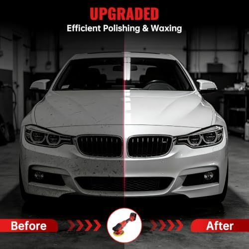 Polisher for Car Detailing to 5500Rpm (Red, Upgraded Version) - Image 7