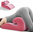 27° Wedge Pillow – Intimacy Pillow & Butt Cushion, Pregnancy Support Pillow, Reading Pillow, Positioning Furniture, Available in Two Styles (Pink, with Small Pillows) by Unknown