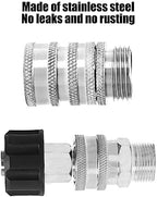 M MINGLE Pressure Washer Adapter Set, Stainless Steel Quick Disconnect Kit - Image 5