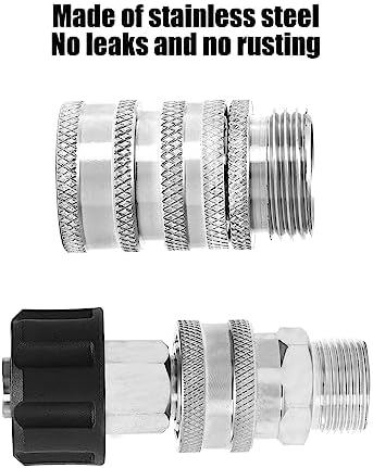 M MINGLE Pressure Washer Adapter Set, Stainless Steel Quick Disconnect Kit - Image 5