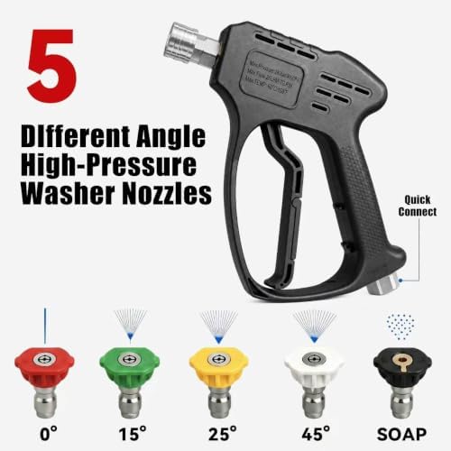 Pressure Washer Short Gun Set, 4000 PSI - Image 4