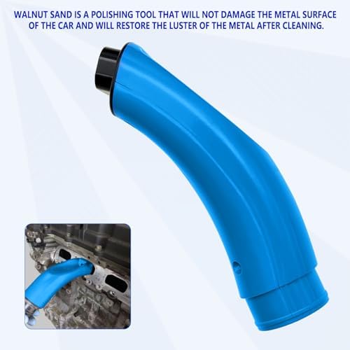ZKTOOL 12PC Intake Valve Carbon Cleaning Walnut Blasting Adapter - Image 4