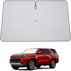 for Umbrella Sunshade for Car Windshield 2025-2026 Toyota 4Runner Custom Fit Windshield Sun Protector Cover 6-Layer Heat-Resistant Fabric, Ultra-Strong Fiberglass Frame (for 2025+ Toyota 4Runner) by BSTW