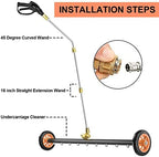 Undercarriage Pressure Washer Attachment 30 inch, Water Broom 4000 PSI - Image 5