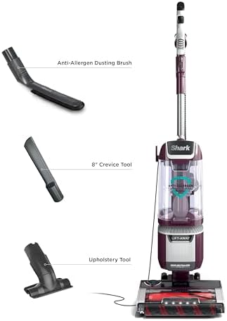 Shark Rotator Lift-Away Vacuum with DuoClean PowerFins, Wine Purple, LA702 - Image 2