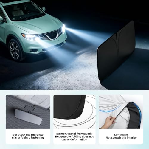 Windshield Sun Shade for Nissan Murano 2003-2014 Sunshade - Image 5