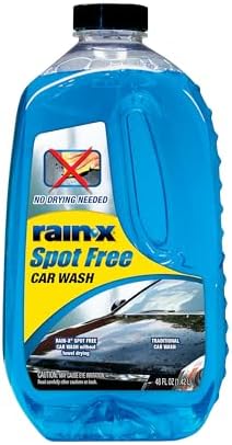 Rain-X 620073 - Car Wash Deep Cleaning, High Foam Soap Provides Spot Free Shine with No Towel Or Hand Drying Needed - Car soap for car cleaning and detailing 48 fl oz by Rain-X