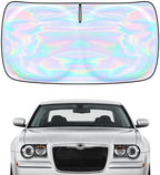 Windshield Sun Shade for Chrysler 300 2005-2010 - 4 Layers Sunshade Compatible with Chrysler 300 Foldable Front Window Sunshade Sun Visor Protector Block UV Rays Keep Your Car Cooler Car Accessories by Unknown