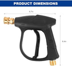 High-Pressure Car Washer Gun, M22-14 Thread Cleaning Sprayer Gun with 1/4" Quick Connect Outlet, 1422 PSI Max Pressure Power Sprayer Tool for Vehicle Washing, Car Accessories - Image 2