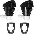 Front Windshield Washer Nozzle Kit fit for 2011-2023 Jeep Grand Cherokee WK2 Replaces 68260443AA 55372143AB Wiper Washer Nozzle Spray Jet by YIENAKFUNAutoPart