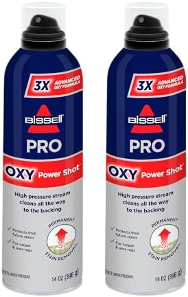 Bissell Professional Power Shot Oxy Carpet Spot & Stain Remover, 14 oz (Pack of 2), 95C9L by Unknown