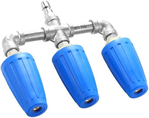 Triple Turbo Nozzle Pressure Washer, 1/4" Quick Connect, 4000 PSI by TasuoX