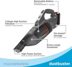 BLACK+DECKER 20V dustbuster Small Vacuum Cleaner Portable Vacuum Hand Held Cordless for Home and Car, Includes Rechargeable Battery (BCHV001C1) - Image 2
