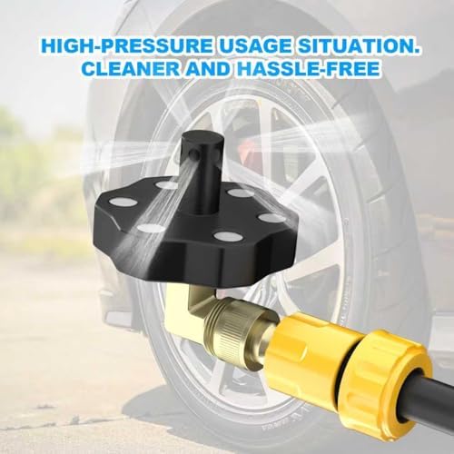 Magnetic Chassis Flusher Kit, Truck Frame Flusher for Undercarriage Cleaning, Car Chassis Washer Flusher Tool for Garden Hose。 - Image 5