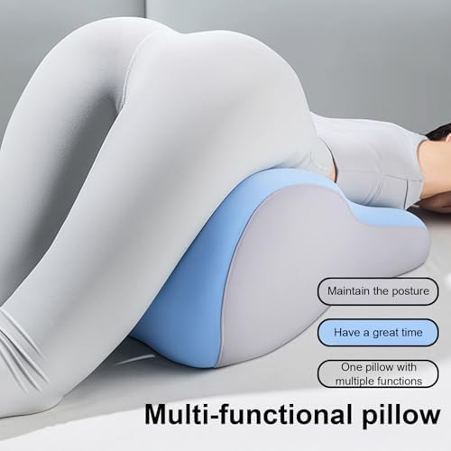 Ergonomic Memory Foam Wedge Cushion,Couples Butt Cushion Hip Intimacy Pillow Memory Foam,Multi Position Pillow Ergonomic Leg Wedge for Bedroom Relaxation Post-Surgery Recovery (Pink) - Image 4