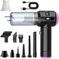 Wansimoo Handheld Car Vacuum Cleaner,25000PA Strong Cyclonic Suction Car Vacuum Portable Cordless with Digital Display Mini Vacuum for Car, Home, Office, Kitchen (Purple) by WANSIMOO