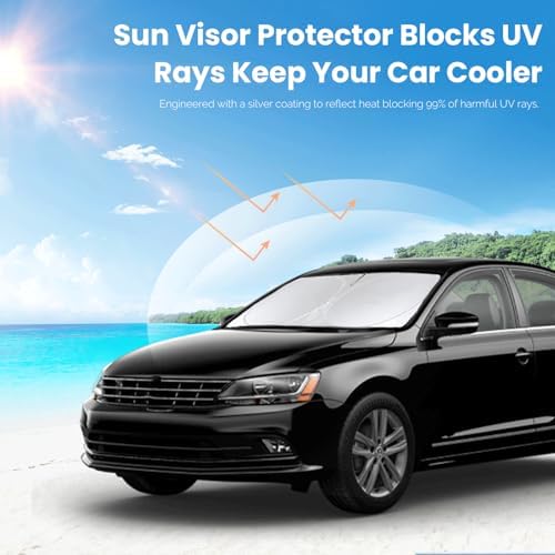 Custom Fit Passat Windshield Sunshade for 2012-2022 Volkswagen VW Passat - Image 5