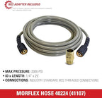 Simpson Cleaning 40224 Morflex Series 3300 PSI Pressure Washer Hose, Cold Water Use, Inner Diameter, Natural, 25-Feet (1/4 Inch) - Image 6