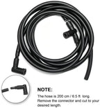 Front Windshield Washer Nozzles Kit for 2008 2009 2010 Ford Super Duty F-250 F-350 F-450 F-550 Replaces # 7C3Z-17603-A 7C3Z-17K605-A Wiper Spray Washer Jet and Hose repair kit - Image 4