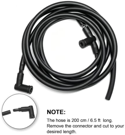 Front Windshield Washer Nozzles Kit for 2008 2009 2010 Ford Super Duty F-250 F-350 F-450 F-550 Replaces # 7C3Z-17603-A 7C3Z-17K605-A Wiper Spray Washer Jet and Hose repair kit - Image 4