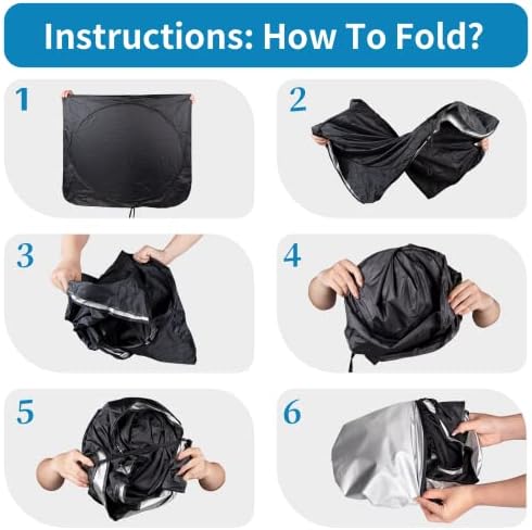 Sunshades for Ford F250 F350 2017-2026 Windshield Sun Shade Sun Visor - Image 5