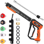 FIXFANS Pressure Washer Gun Kit, 5000PSI Power Washer Handle Gun with Wand by ROYPOWER