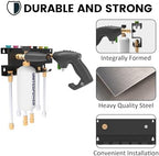 UNITEDPOWER Pressure Washer Gun Holder，Wall Mount Foam Cannon Holder，Tool Storage Rack for Pressure Washer Wand/Nozzle Tips, Car Wash Accessories Organizer, Black - Image 4