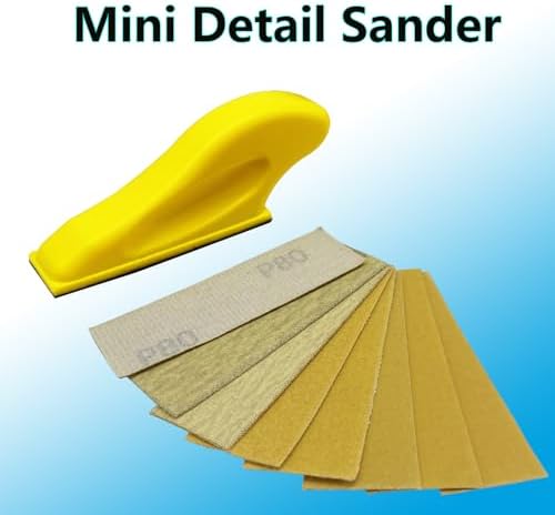80PCS Micro Detail Sander Kit, Hook Loop Sandpaper 80-800 Grit - Image 4