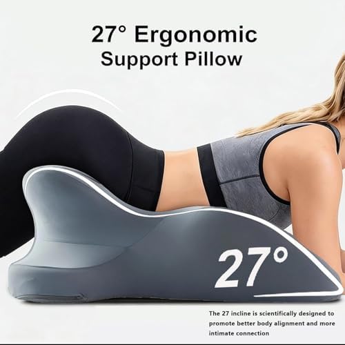 27° Memory Foam Wedge Pillow Forneck, Back & Leg Support – Multi-Position Ergonomic Cushion with Removable Cover,Green - Image 3