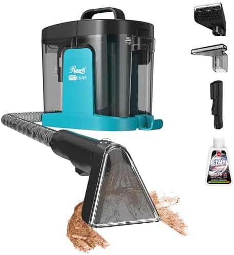 Rosewill Multi-Purpose Portable Carpet and Upholstery Cleaner, Powerful Suction 17 KPa Spot Cleaner, 550W Motor, Car and Auto Detailer, Stain/Spot Remover; Versatile Use: Carpet, Sofa, Pet Hair by RosewillInc