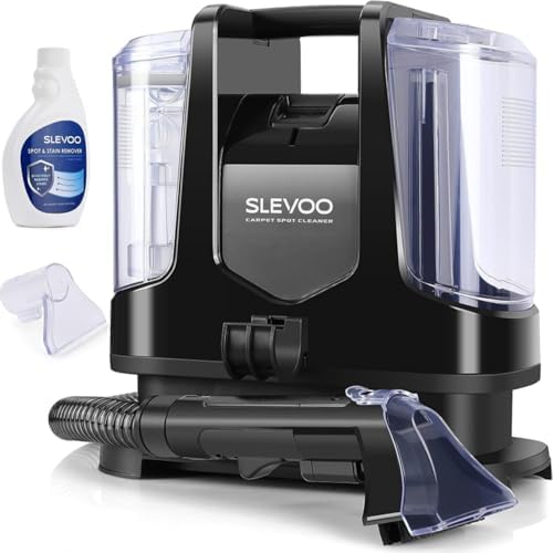 Slevoo 400W 18Kpa Carpet Cleaner Machine with 1 Bottle Cleaning Solutions by ElevateEverydayLiving