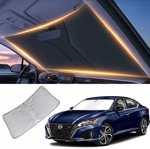 Windshield Sun Shade for Nissan Altima Front Window Shades Cover for 2013-2025 Altima Windshield Sun Visor Protector Car Accessories by LZYYQX