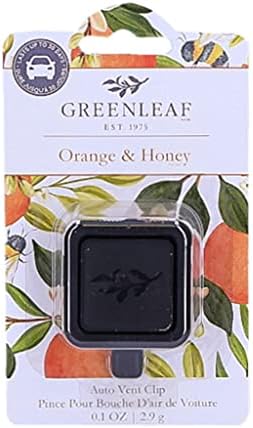Greenleaf Gifts Highly Fragranced, Adjustable Auto Vent Clip Air Freshener-Orange & Honey - Image 3