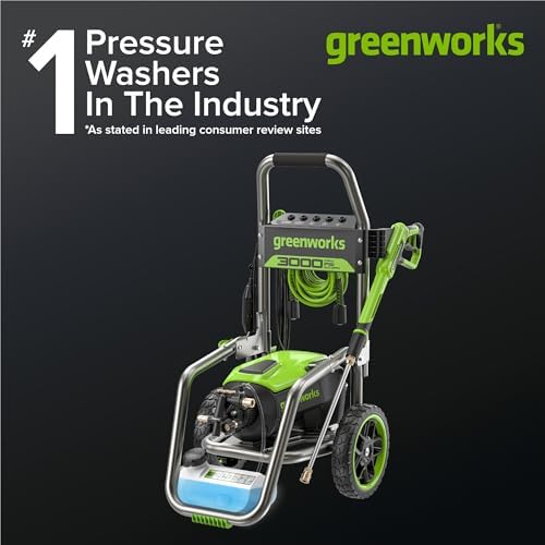 Greenworks 3000 PSI (2.0 GPM Max) Brushless Electric Pressure Washer - Image 2