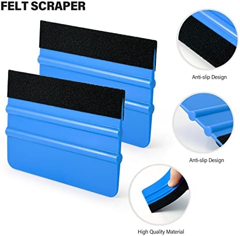 Gomake Vinyl Wrap Tool Kit Car Window Tint Installation Tools Wrapping Kit - Image 2