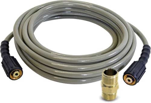 Simpson Cleaning 40224 Morflex Series 3300 PSI Pressure Washer Hose, Cold Water Use, Inner Diameter, Natural, 25-Feet (1/4 Inch) by Unknown