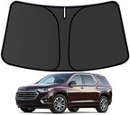 Traverse Customized Windshield Sun Shade for 2018-2022 2023 2024 2025 2026 Traverse Pickup Front Window Sunshade Visor Protector Foldable Blocks UV Rays Keep Car Cooler Accessories by aatoppus