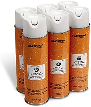 Coastwide Professional Citrus Blast Dry Air Freshener, 10 oz, 6-Pk by Staples