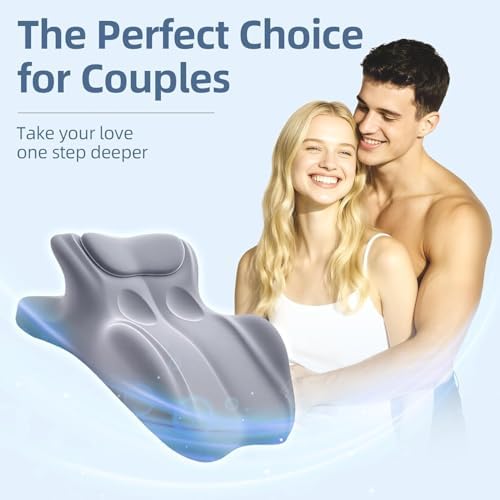 Memory Foam Ergonomic Wedge Pillow, 27°Angle Perfect Position for Couples with Removable Protective Cover, for Sitting and Lying,Black - Image 7